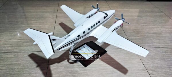 Model of Beechcraft Super King Air B200 with detailed craftsmanship.